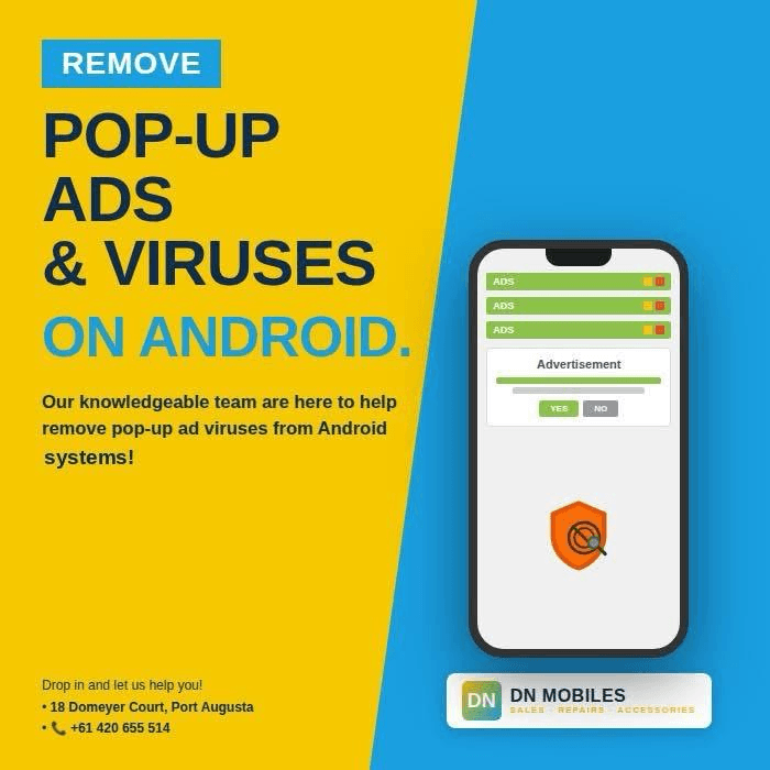Remove Pop-Up Ads and Viruses on Android poster